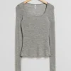 Shop & Other Stories Haut Ajusté En Laine