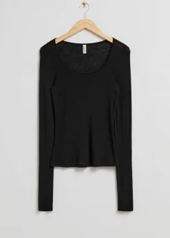 Shop & Other Stories Haut Ajusté En Laine