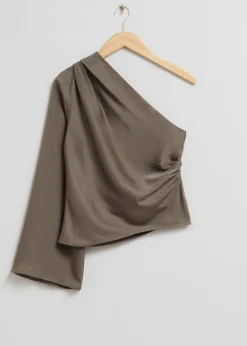 Discount & Other Stories Haut Asymétrique En Satin