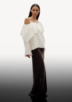 Outlet & Other Stories Haut Asymétrique En Soie Blanc