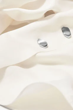 Outlet & Other Stories Haut Asymétrique En Soie Blanc