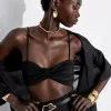 Cheap & Other Stories Haut Bralette à Détail Torsadé Noir