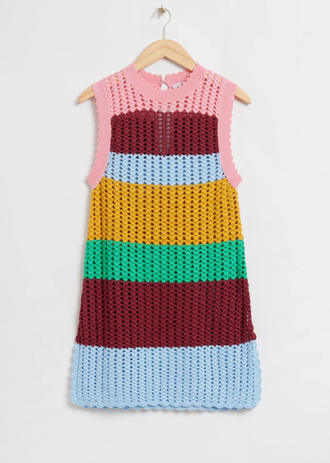 Flash Sale & Other Stories Haut Color-block Crocheté Color-block bordeaux
