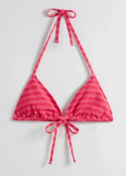 Sale & Other Stories Haut De Bikini Triangle Avec Liens à Nouer