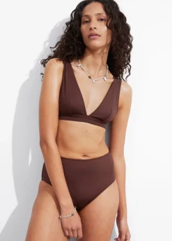 New & Other Stories Haut De Bikini Triangle Côtelé