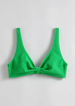 Shop & Other Stories Haut De Bikini Triangle Texturé
