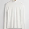 Outlet & Other Stories Haut En Jacquard à Col Montant Blanc