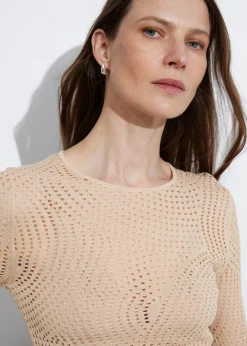 New & Other Stories Haut En Mesh Beige