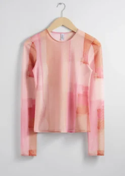 Best & Other Stories Haut En Mesh Transparent