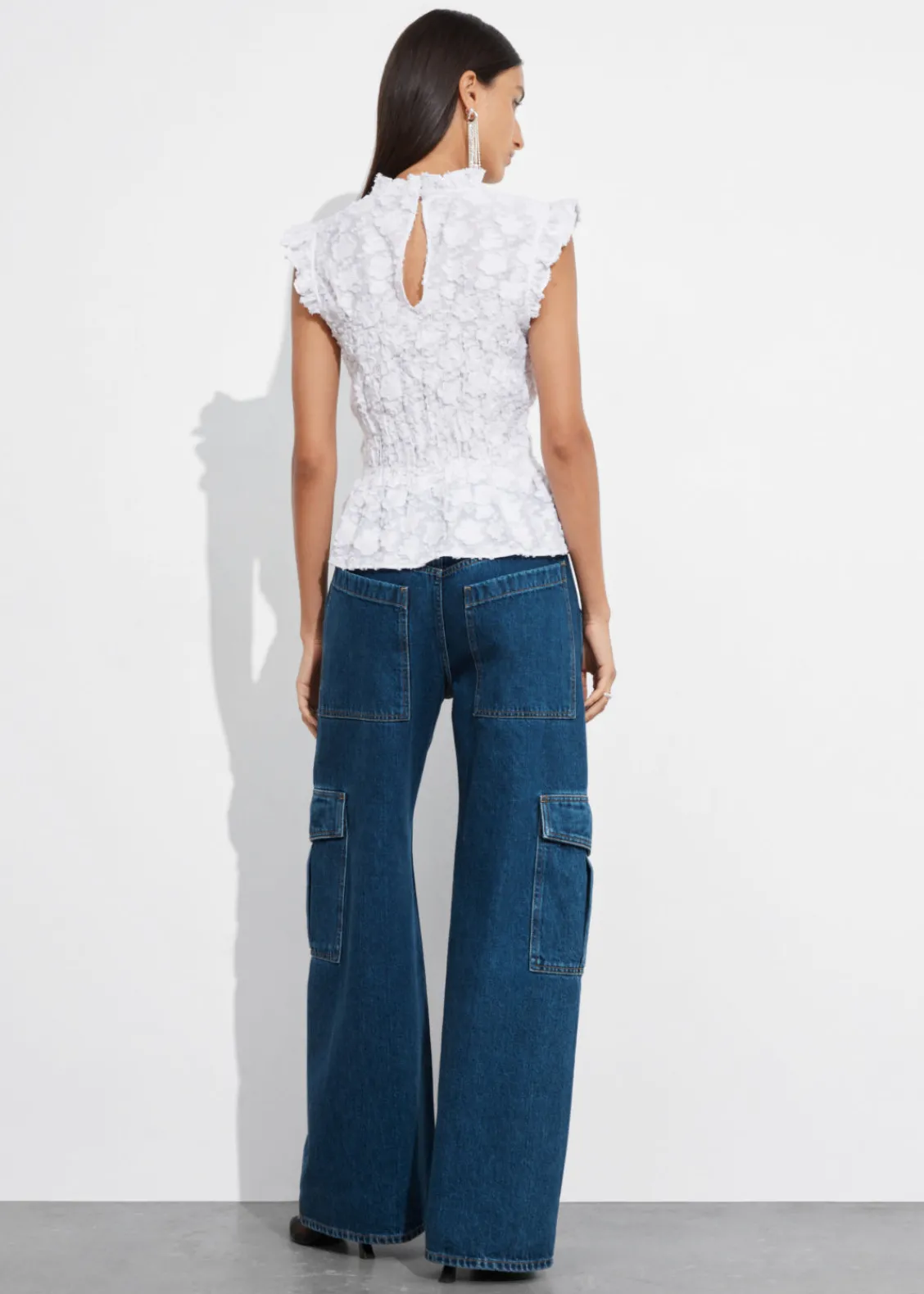 Clearance & Other Stories Haut Péplum Smocké