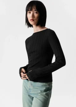 Cheap & Other Stories Haut Transparent En Laine Mérinos