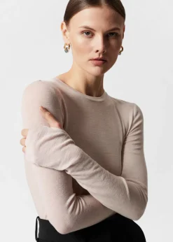 Store & Other Stories Haut Transparent En Laine