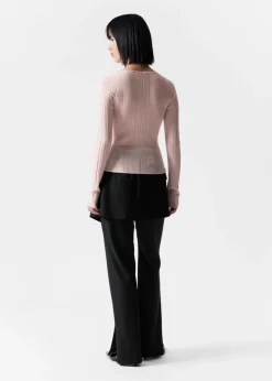 Cheap & Other Stories Haut Transparent En Laine Mérinos