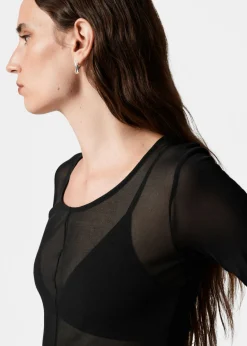 Fashion & Other Stories Haut Transparent En Soie