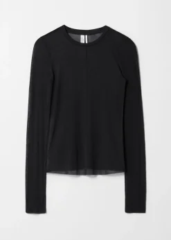 Sale & Other Stories Haut Transparent En Soie