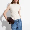Fashion & Other Stories Haut Transparent Sans Manches Blanc