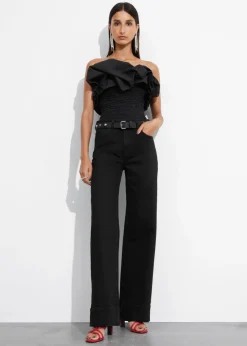 Sale & Other Stories Jean Taille Haute Noir