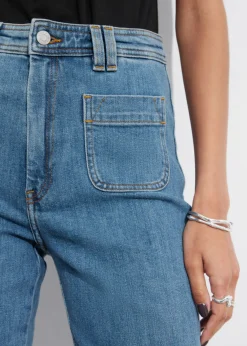 Outlet & Other Stories Jeans Bootcut à Poches Plaquées