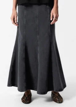 New & Other Stories Jupe Longue En Denim Plissée