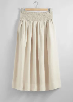 Cheap & Other Stories Jupe Midi Avec Taille à Smocks