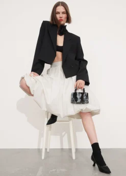 Cheap & Other Stories Jupe Midi Boule Blanc