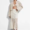 Clearance & Other Stories Jupe Midi Crocheté