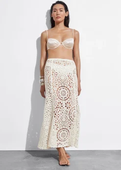 Clearance & Other Stories Jupe Midi Crocheté