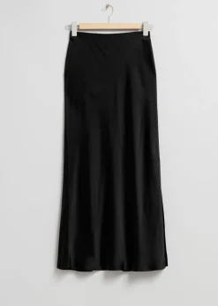 Best & Other Stories Jupe Midi En Satin