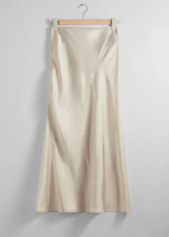 Online & Other Stories Jupe Midi En Satin