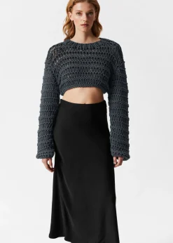 Online & Other Stories Jupe Midi En Satin