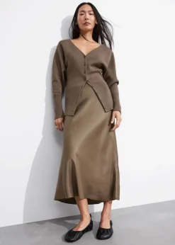 Hot & Other Stories Jupe Midi En Satin