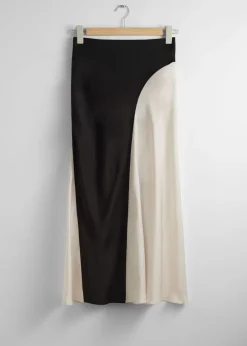 Online & Other Stories Jupe Midi En Satin
