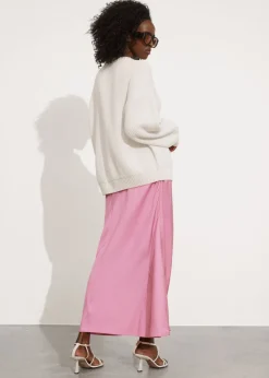 Online & Other Stories Jupe Midi En Satin
