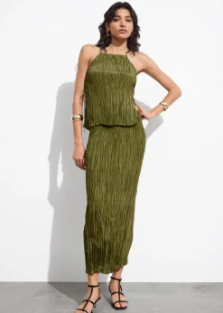 Shop & Other Stories Jupe Midi En Soie