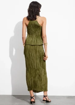 Shop & Other Stories Jupe Midi En Soie