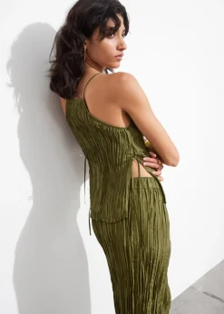Shop & Other Stories Jupe Midi En Soie