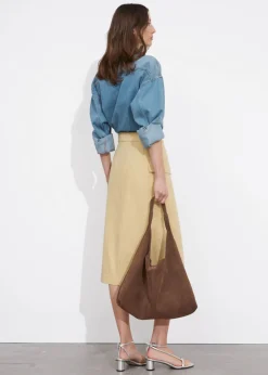 Flash Sale & Other Stories Jupe Portefeuille Midi Asymétrique