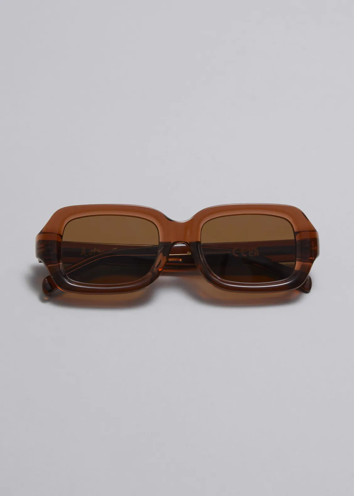 Discount & Other Stories Lunettes De Soleil Ovales Et Polarisées
