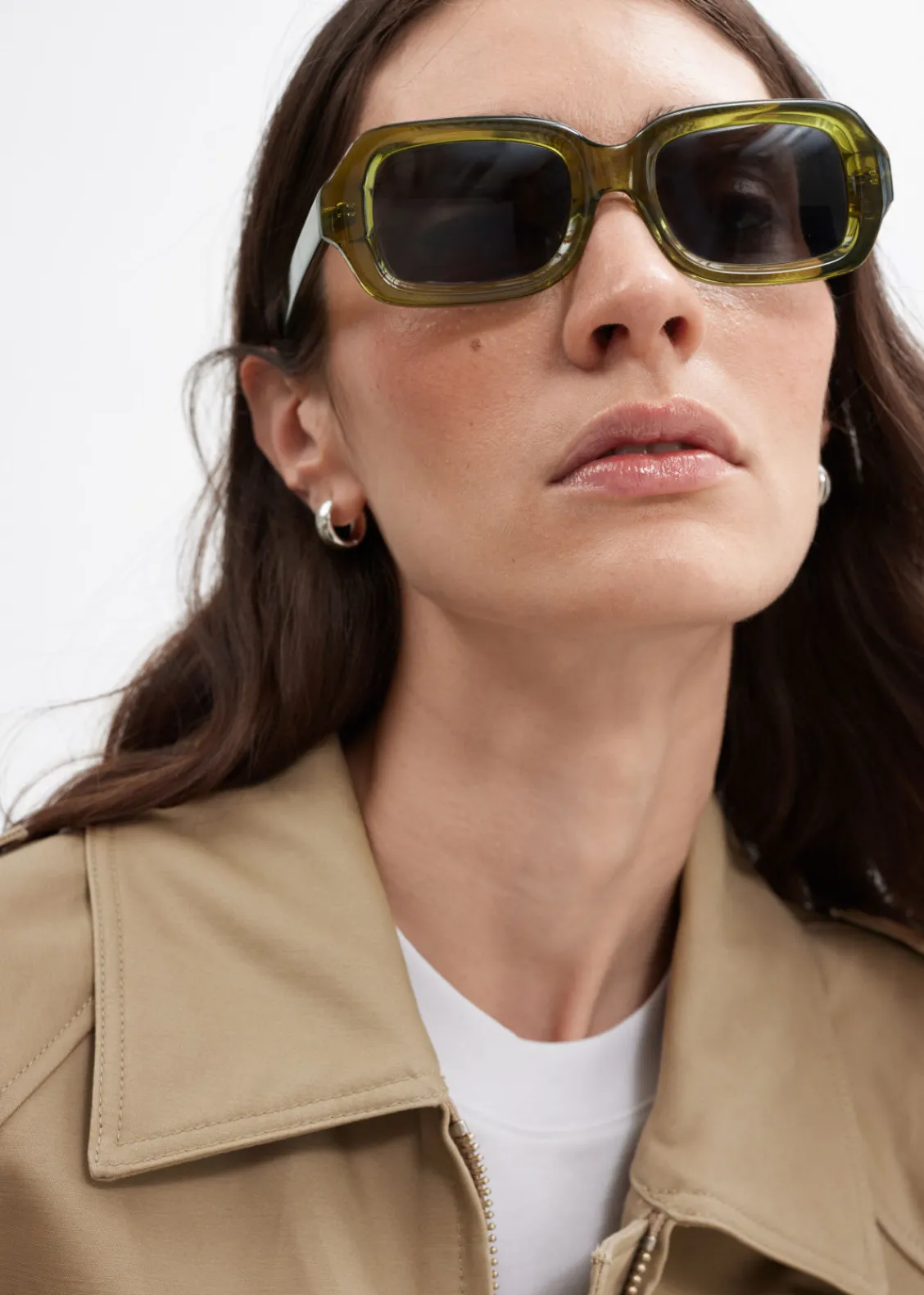 Discount & Other Stories Lunettes De Soleil Ovales Et Polarisées