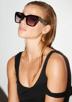 Fashion & Other Stories Lunettes De Soleil Yeux De Chat Oversize