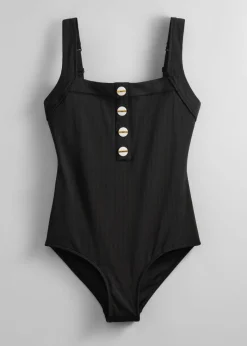Best Sale & Other Stories Maillot De Bain Boutonné
