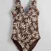 Cheap & Other Stories Maillot De Bain Imprimé Imprimé brun