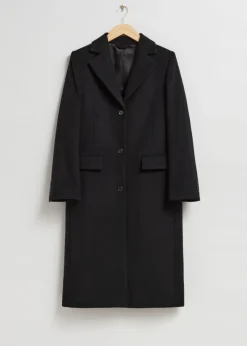 Fashion & Other Stories Manteau à Boutonnage Simple En Laine