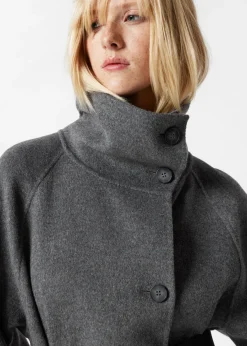Cheap & Other Stories Manteau à Col Cheminée En Laine