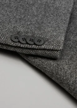 Cheap & Other Stories Manteau à Double Boutonnage Avec Chevrons Chevrons noirs