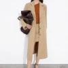 New & Other Stories Manteau Blazer En Soie Mélangée Beige