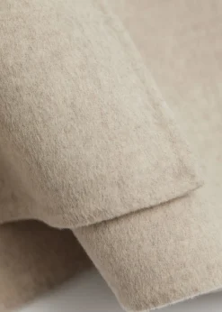 New & Other Stories Manteau Ceinturé Court Taupe