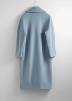 Discount & Other Stories Manteau Oversize En Laine Bleu