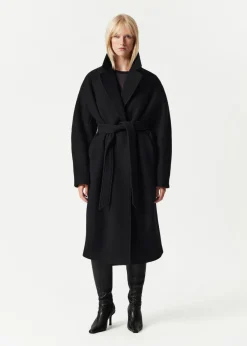 Outlet & Other Stories Manteau Volumineux En Laine Avec Ceinture