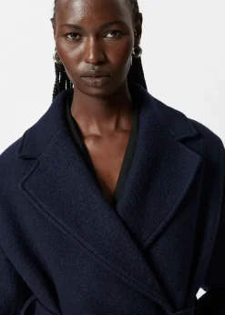 Outlet & Other Stories Manteau Volumineux En Laine Avec Ceinture